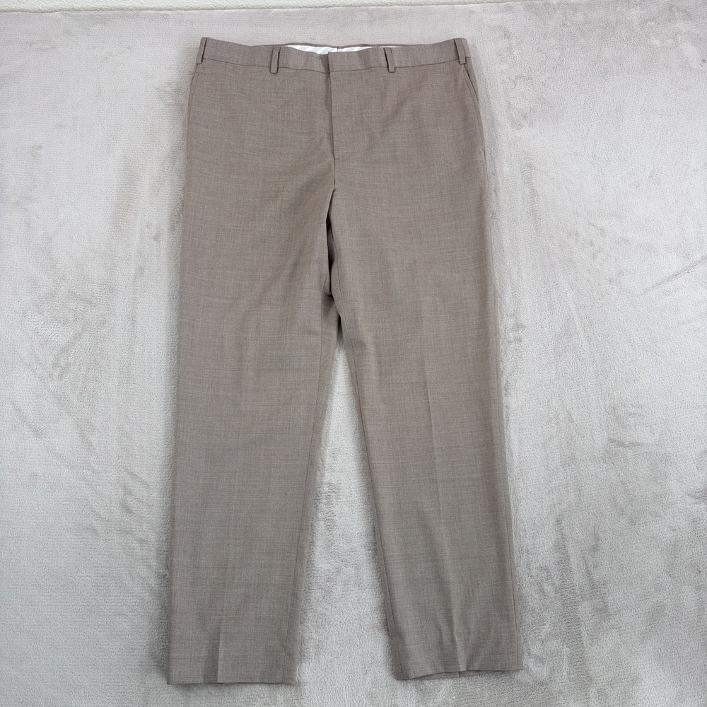 Brooks Brothers Milano Fit Reda Flexo Merino Wool Pants Trousers in Brown 38x29